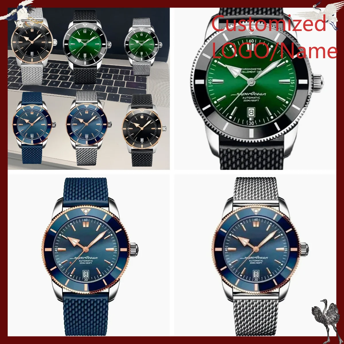 Men Accessories Bracelet - A1212 Store Customized Watches 46mm Sport