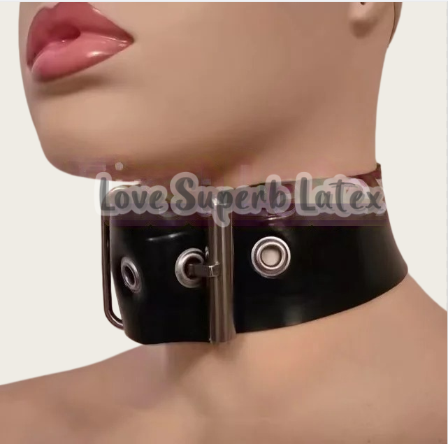 Men Accessories Chain - 0.4mm Sexy Latex Neck Choker Rubber