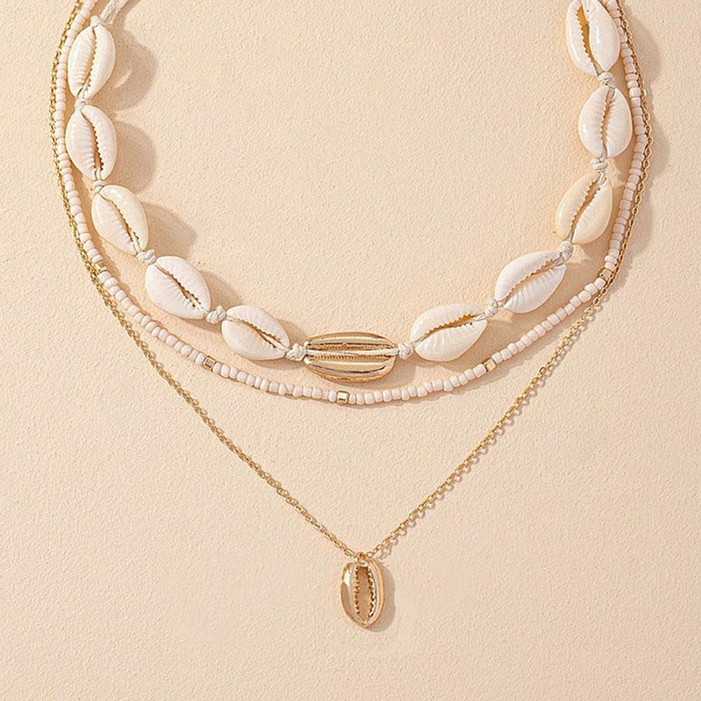 Boho Acrylic Shell Choker With - Men'S Vacation Accessories ulasan dan harga