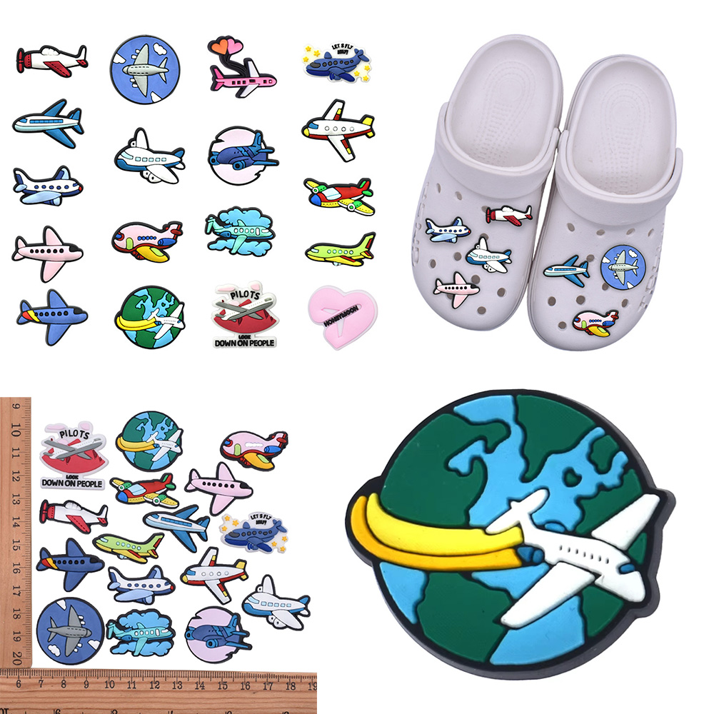 Plane Shoe Charms for Crocs Ac - Men'S Accessories Crocs ulasan dan harga