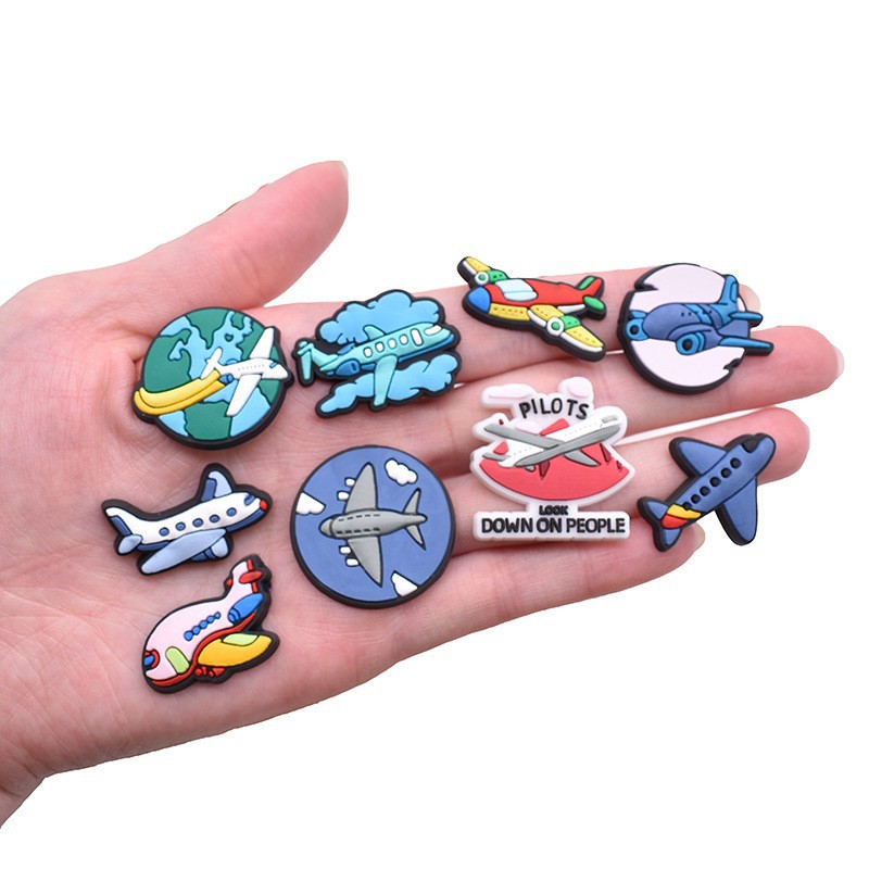 Plane Shoe Charms for Crocs Ac - Men'S Accessories Crocs ulasan dan harga