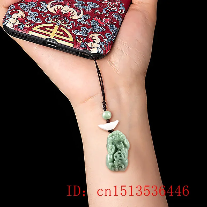 Burmese Emerald Pixiu Yuanbao  - Men Accessories Chain ulasan dan harga
