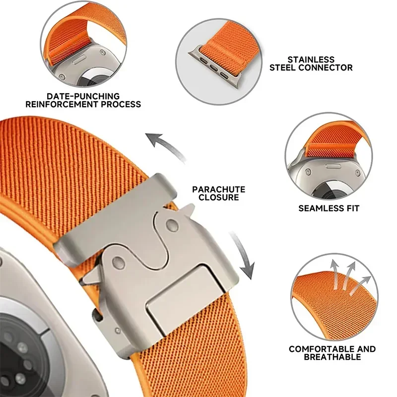 Nylon Strap for Apple Watch ba - Men Accessories Website ulasan dan harga