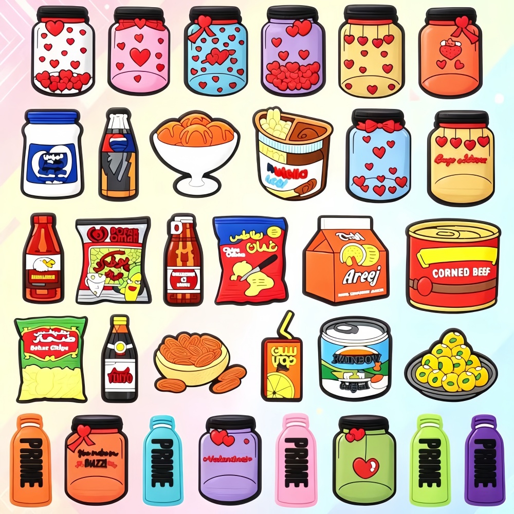 32PCS Food Shoe Charms for Cro - Men'S Accessories Crocs ulasan dan harga