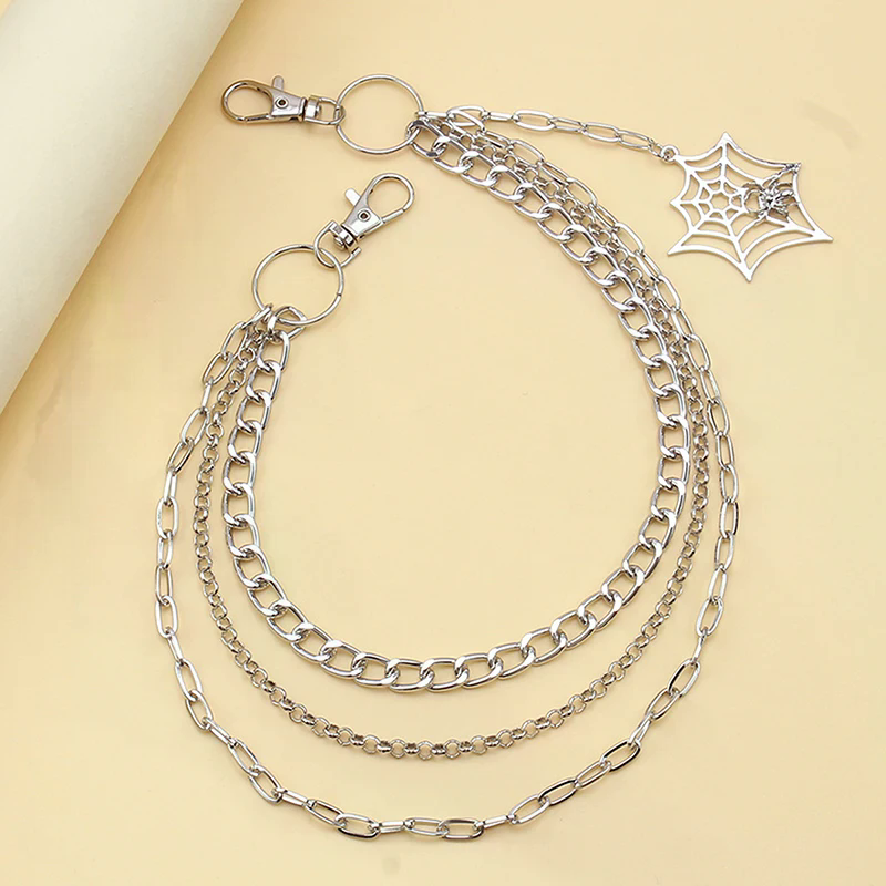 Fashion Punk Metal Pants Chain - Men Accessories Chain ulasan dan harga