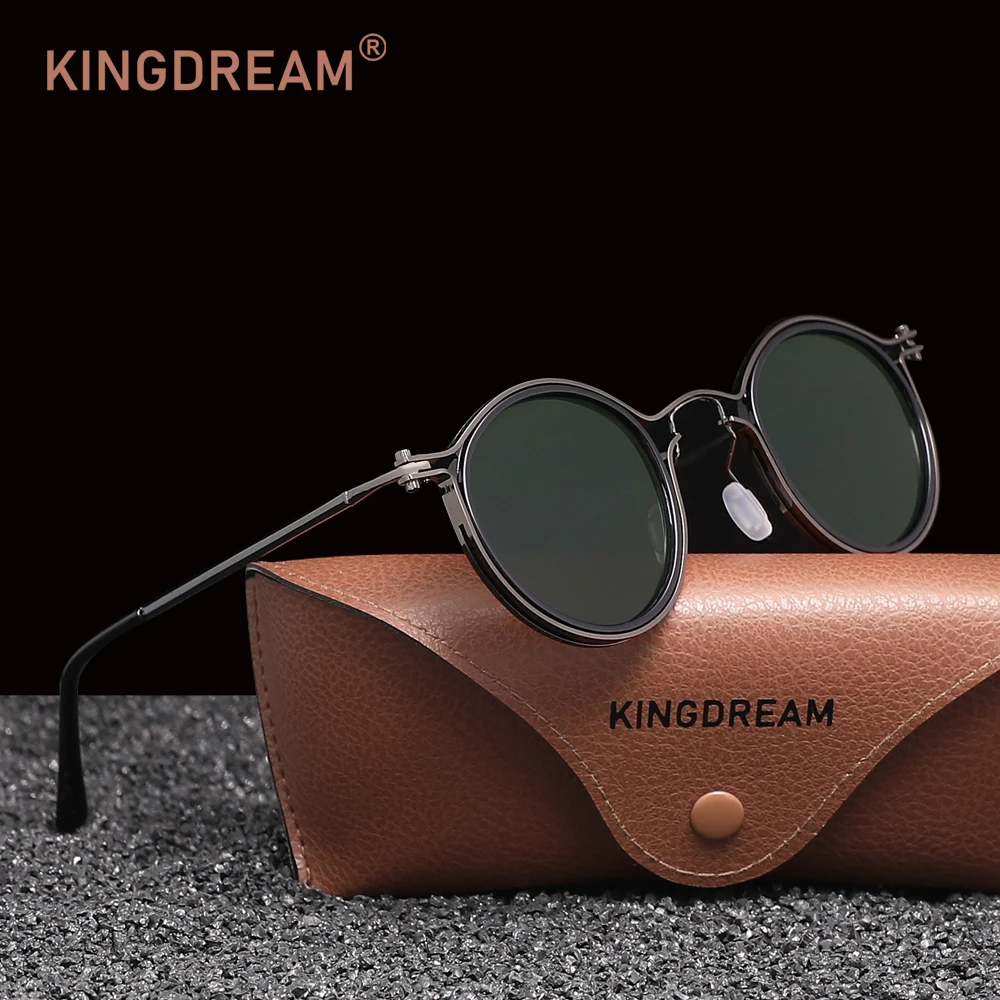 KINGDREAM Small Round Frame Cl - Men'S Vacation Accessories ulasan dan harga