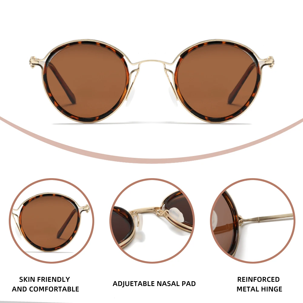 KINGDREAM Small Round Frame Cl - Men'S Vacation Accessories ulasan dan harga