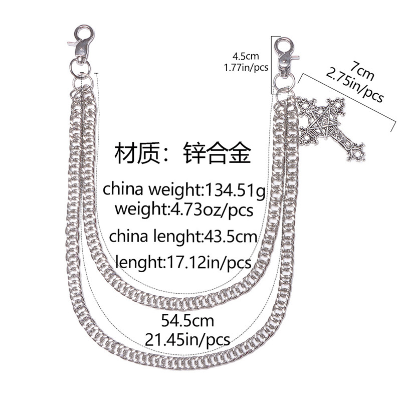 Fashion Punk Metal Pants Chain - Men Accessories All ulasan dan harga