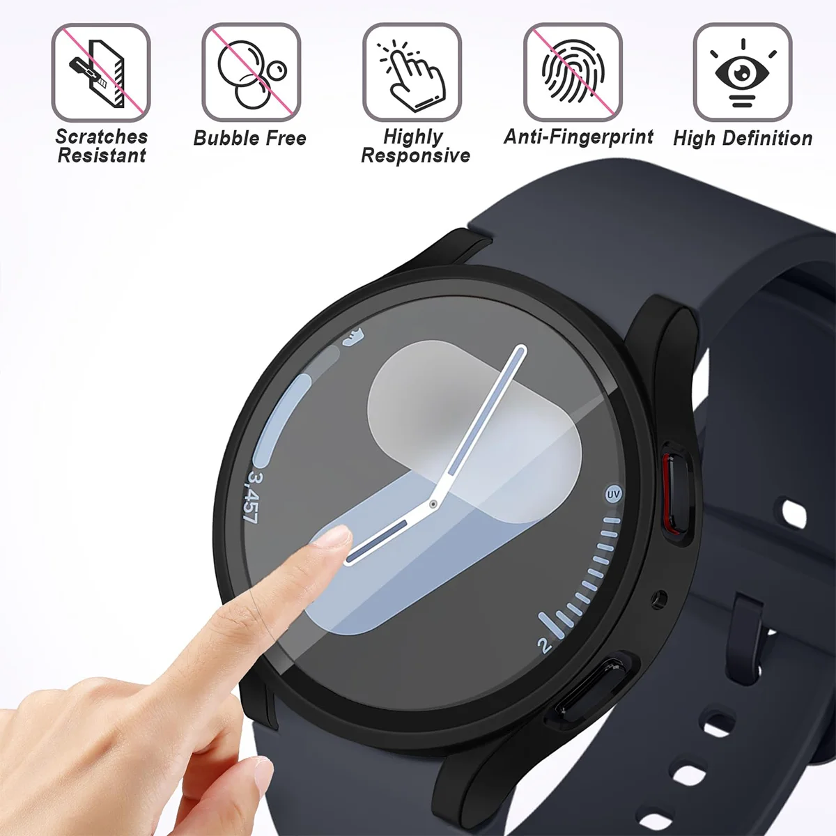 Silicone strap+case for Samsun - Men Accessories Website ulasan dan harga
