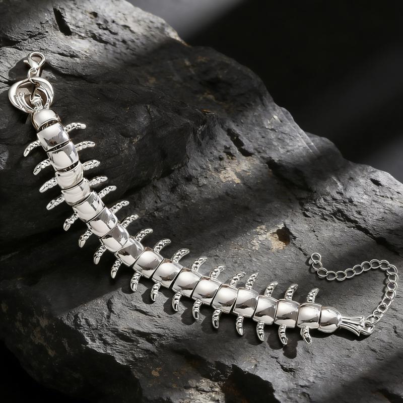 1Pc Fashionable Y2K Silver Cen - Men'S Vacation Accessories ulasan dan harga