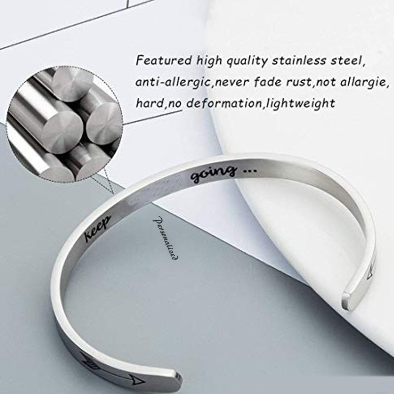 4MM To 8MM Free Engraving Cuff - Men Accessories All ulasan dan harga