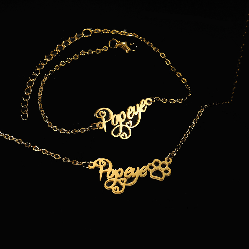 Goxijite Customize Name Neckla - Men Accessories Bracelet ulasan dan harga
