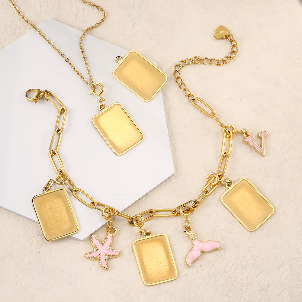 Customized Photo Letter Flag P - Men Accessories Bracelet ulasan dan harga