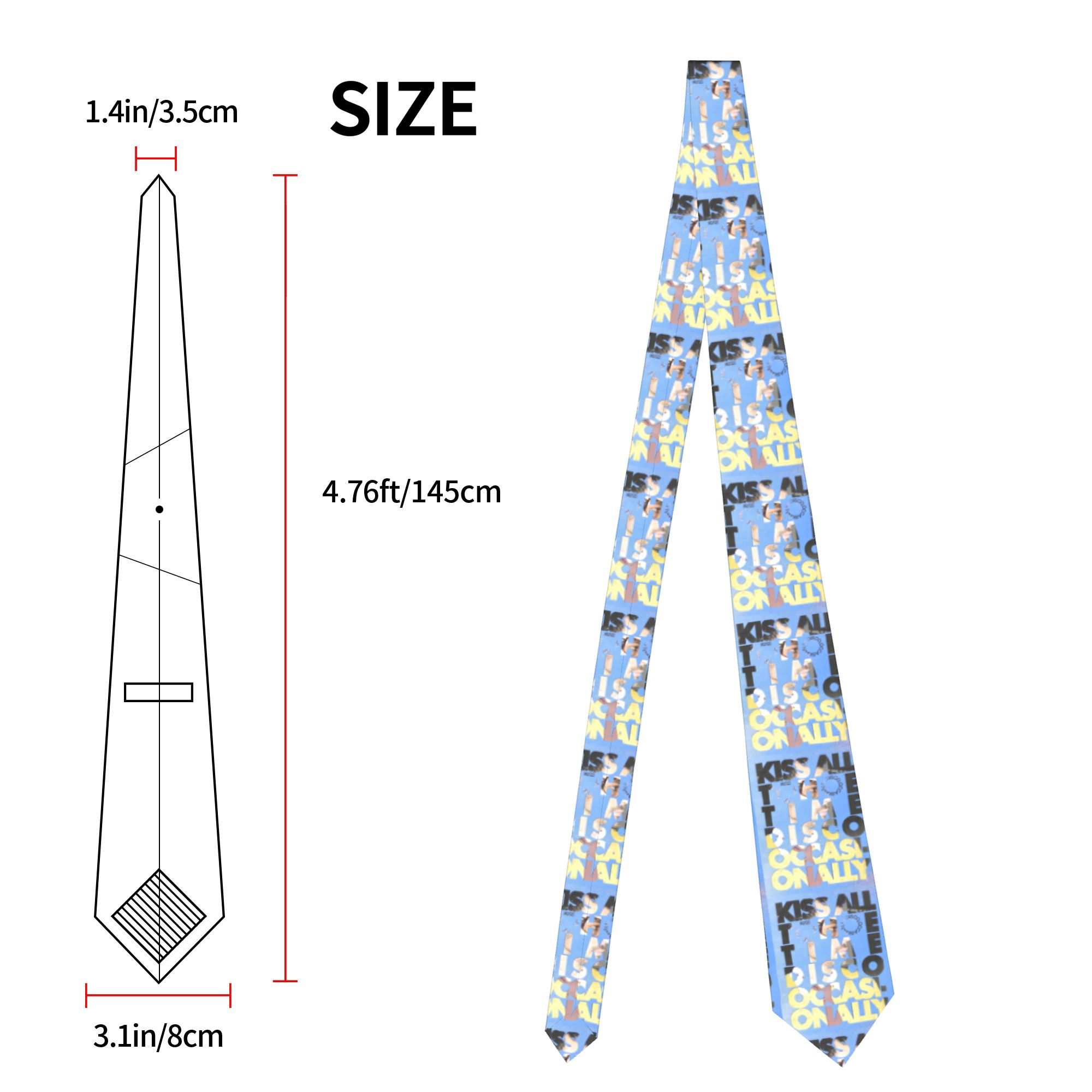 Kiss All the Time Tie Harrys S - Men Accessories All ulasan dan harga