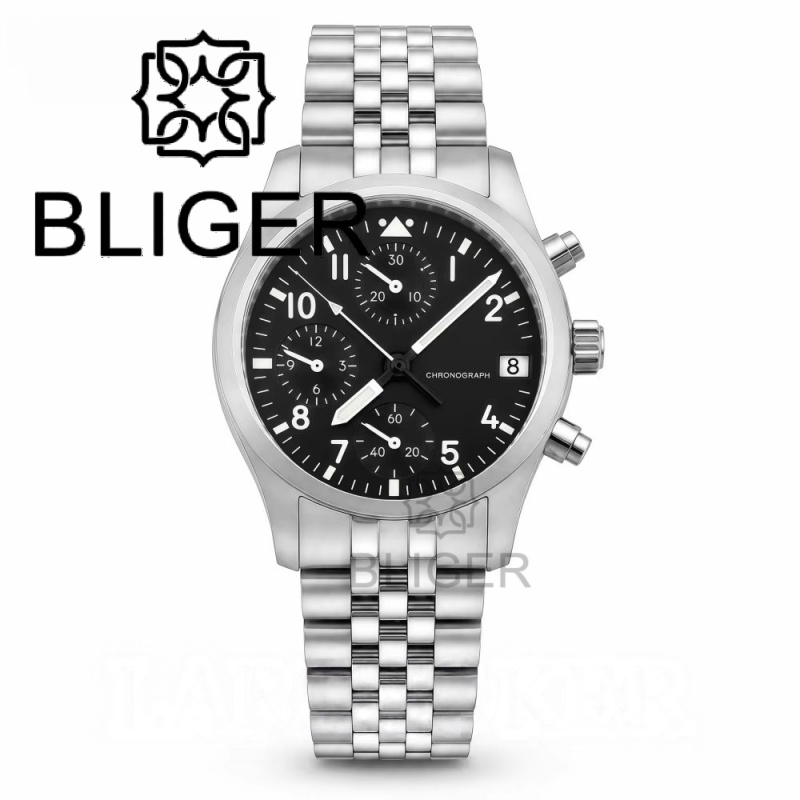 BLIGER Full Black Brushed 38mm - Men Accessories Bracelet ulasan dan harga