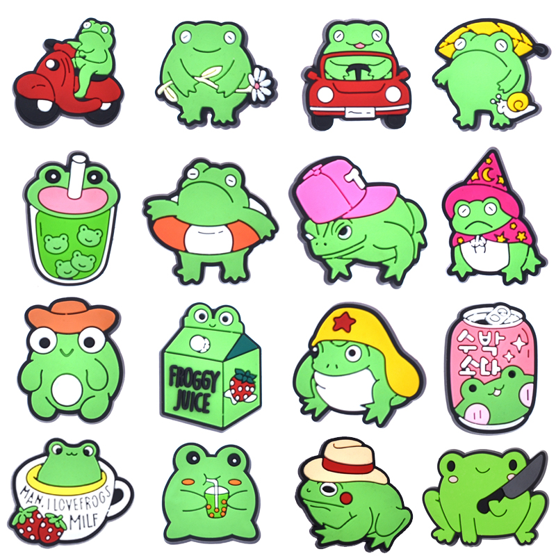 Frog Shoe Charms Pin for Crocs - Men'S Accessories Crocs ulasan dan harga