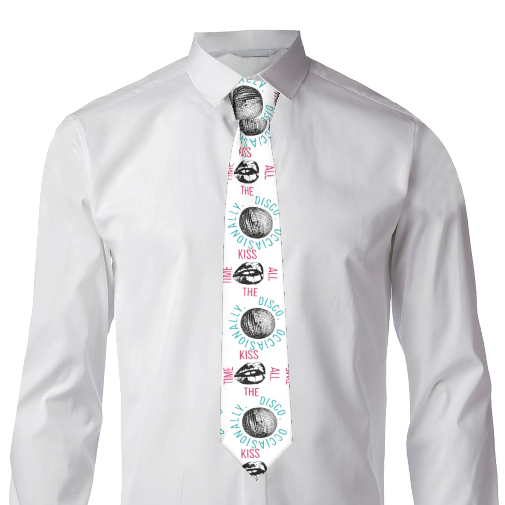 Mens Tie Kiss All The Time Dis - Men Accessories All ulasan dan harga