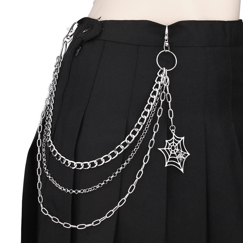 Fashion Punk Metal Pants Chain - Men Accessories Chain ulasan dan harga