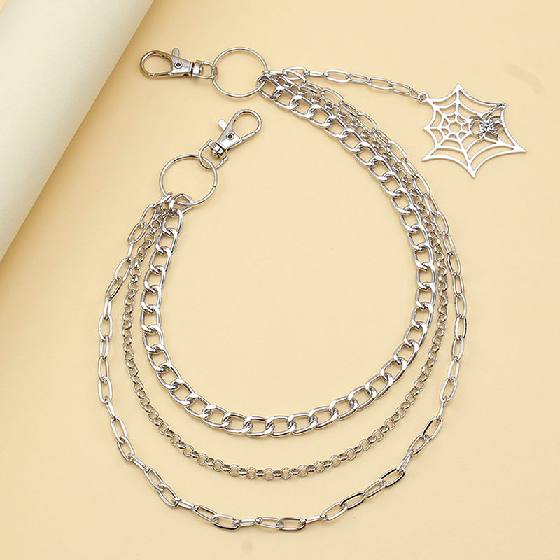 Fashion Punk Metal Pants Chain - Men Accessories Chain ulasan dan harga