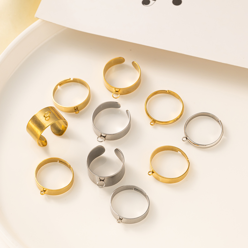 5pcs/Lot Stainless Steel Gold  - Men Accessories Collection ulasan dan harga