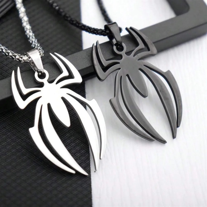 Gothic Spider Shape Necklace S - Men Accessories Chain ulasan dan harga