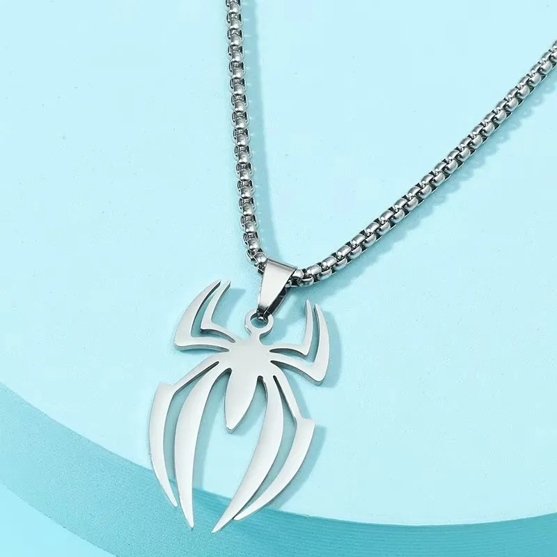 Gothic Spider Shape Necklace S - Men Accessories Chain ulasan dan harga
