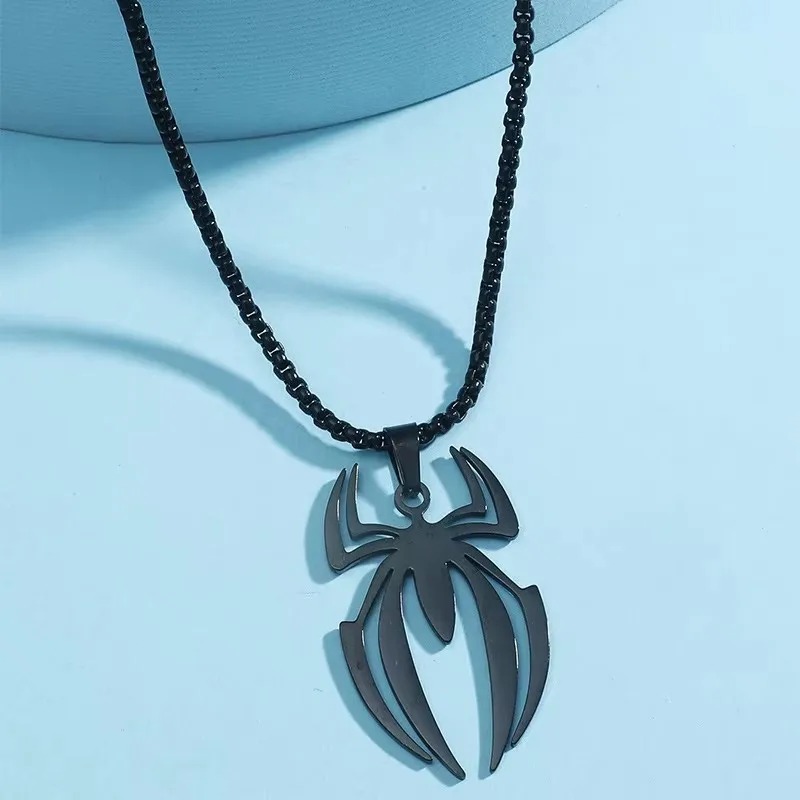 Gothic Spider Shape Necklace S - Men Accessories Chain ulasan dan harga