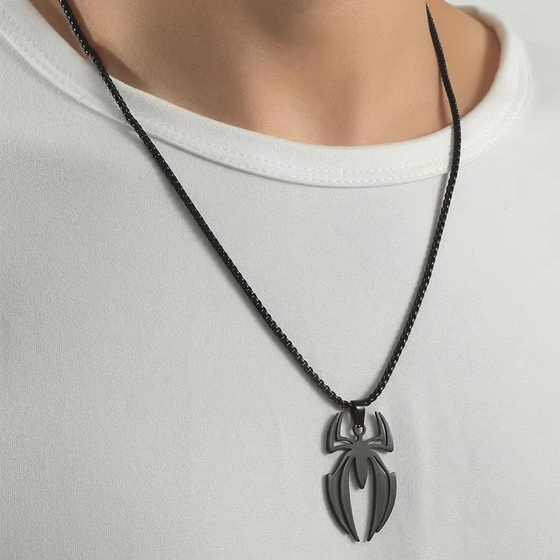 Gothic Spider Shape Necklace S - Men Accessories Chain ulasan dan harga